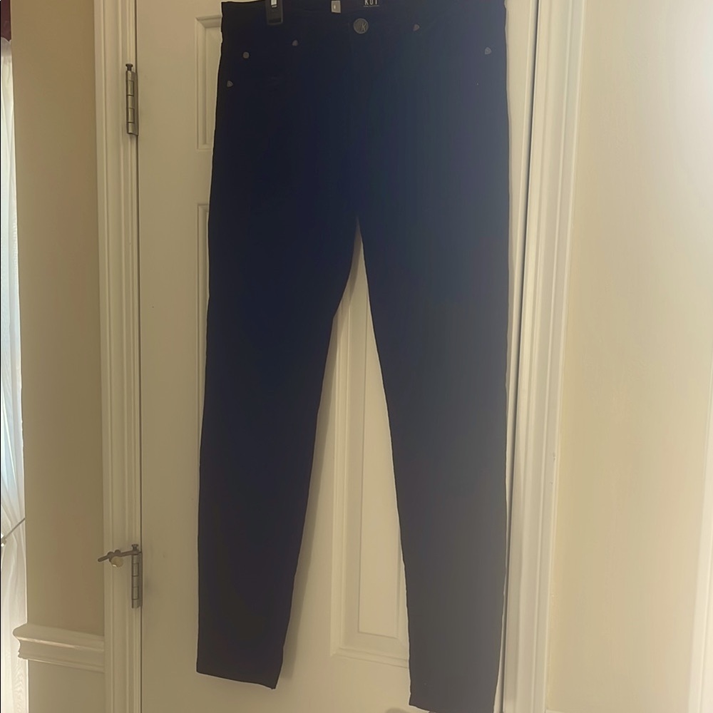 KUT Women's Black Corduroy Pants